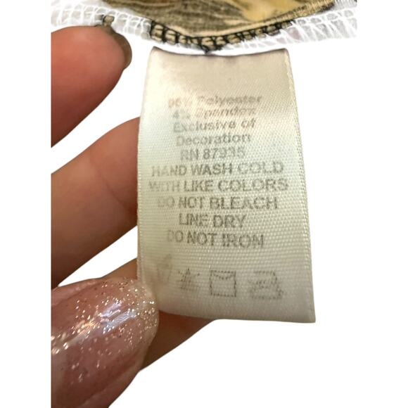 Vintage Simonton Says Designed by George Simonton Shiny Button Down Blouse M - Picture 15 of 16